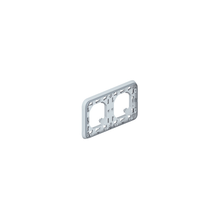 PLAQUE + SUPPORT 2PH GRIS