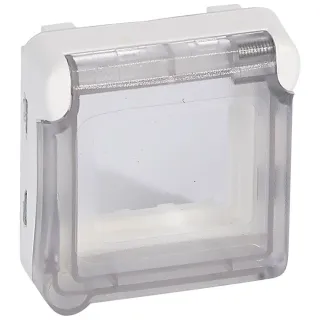 Adaptateur Opaque Plexo Composable Blanc Antimicrobien Pour Fonction Mosaic
