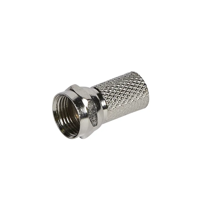 Fiche Télévision Typef Mâle À Visser Pour Câble Coaxial Ø7Mm