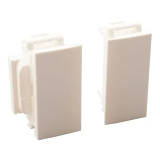 Accessoire Soluclip Montage Prise Mosaic Sur Goulotte Clippage Direct - Blanc