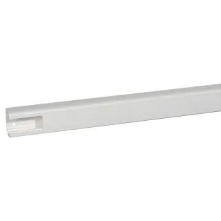 Goulotte 1 Compartiment À Clippage Direct Mosaic 50X80Mm - Blanc Antimicrobien