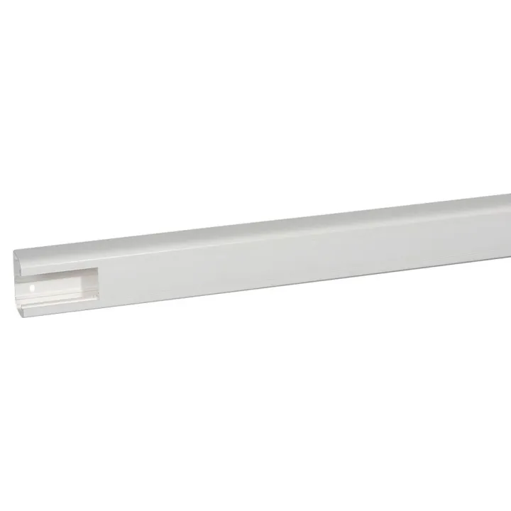Goulotte 1 Compartiment À Clippage Direct Mosaic 50X80Mm - Blanc Antimicrobien