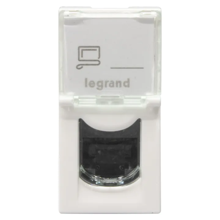 Prise Rj45 Catégorie 6 Utp Mosaic 1 Module - Blanc