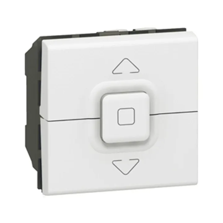 Interrupteur De Volets Roulants 500W Maximum Mosaic 2 Modules - Blanc