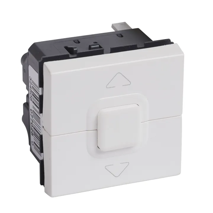 Poussoir 500W Maximum Mosaic Pour 1 Ou Plusieurs Volets Roulants - Blanc