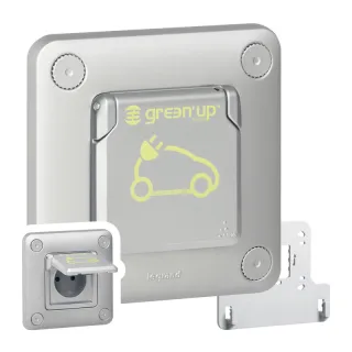 Prise Green'Up Access - 3,2 Kva - Mode 2 - Ip55 - Ik10 - Fixation Encastré