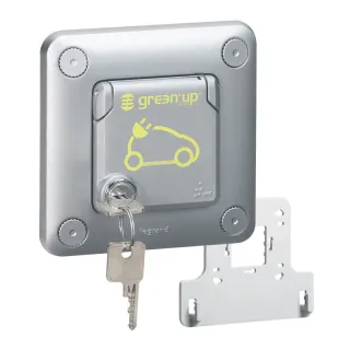 Prise Green'Up Access - 3,2 Kva - Mode 2 - Ip55-Ik10 - Encastré Verrouillable