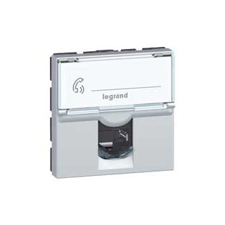 RJ45 C5E FTP MOSAIC 2 M ALU