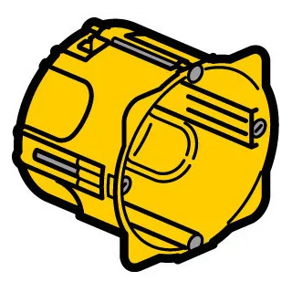 Boîte Monoposte Batibox Pour Cloisons Sèches 1 Poste Ou 2 Modules Profondeur 40