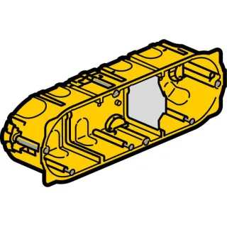Boîte 3 Postes Ou 6 À 8 Modules Batibox Pour Cloisons Sèches - Profondeur 40Mm
