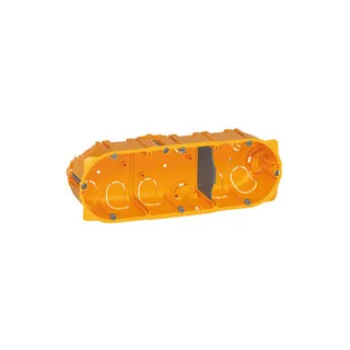 Boîte 3 Postes Ou 6 À 8 Modules Batibox Pour Cloisons Sèches - Profondeur 50Mm