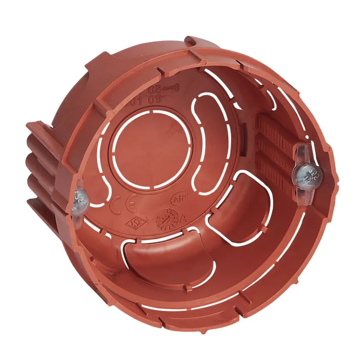 Boîte Monoposte Batibox Maçonnerie Ø67Mm Avec Vis - Profondeur 40Mm