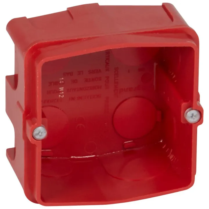 Boîte Batibox Maçonnerie Pour Prise 20A Et 32A 1 Poste - Profondeur 50Mm