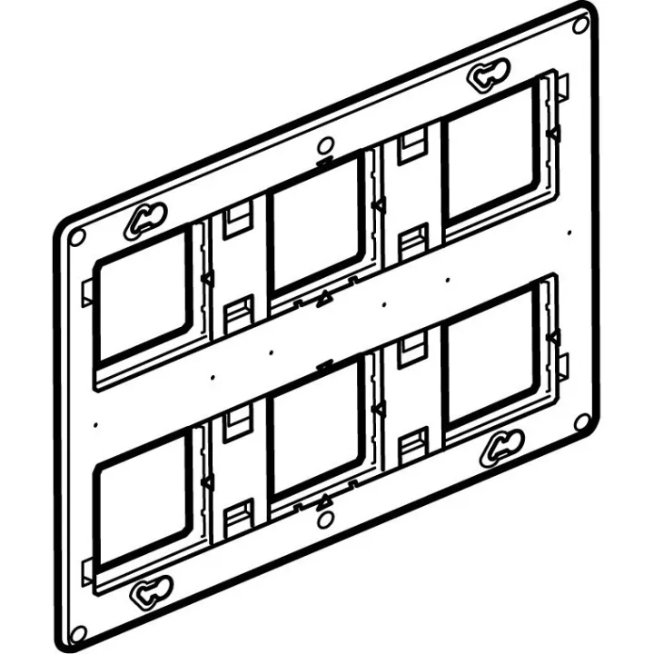 Support À Vis Mosaic , Céliane Ou Soliroc Pour 2X3 Postes Ou 2X6 À 8 Modules