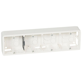 Cadre Saillie Prof.40 Mosaic Pour 10 Ou 4X2 Modules Horizontal Et Support 080254