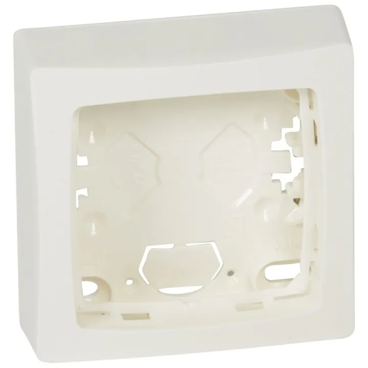 Cadre Saillie 1 Poste Appareillage Saillie Blanc