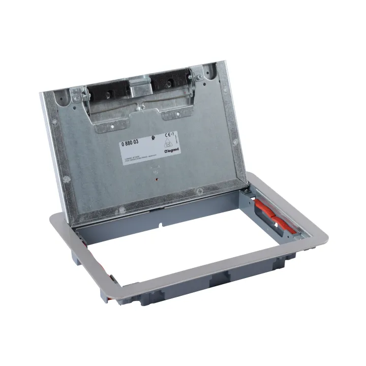 Couvercle Métal Revêtement Inox Boîte De Sol Version Standard 8 Ou 12 Modules
