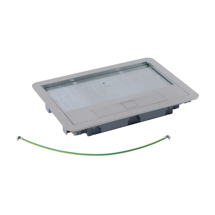 Couvercle Métal Revêtement Inox Boîte De Sol Version Standard 8 Ou 12 Modules