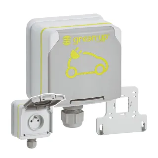 Prise Saillie Green'Up Access Véhicule Électrique Modes 1/2 Ip66 Ik08 16A 230V