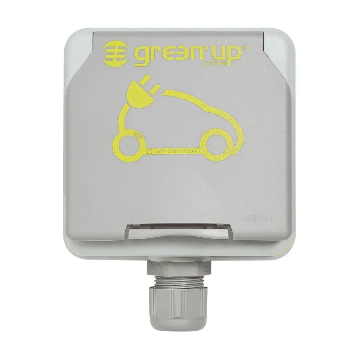 Prise Saillie Green'Up Access Véhicule Électrique Modes 1/2 Ip66 Ik08 16A 230V