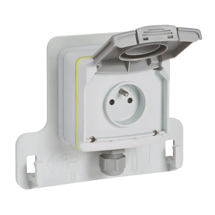 Prise Saillie Green'Up Access Véhicule Électrique Modes 1/2 Ip66 Ik08 16A 230V