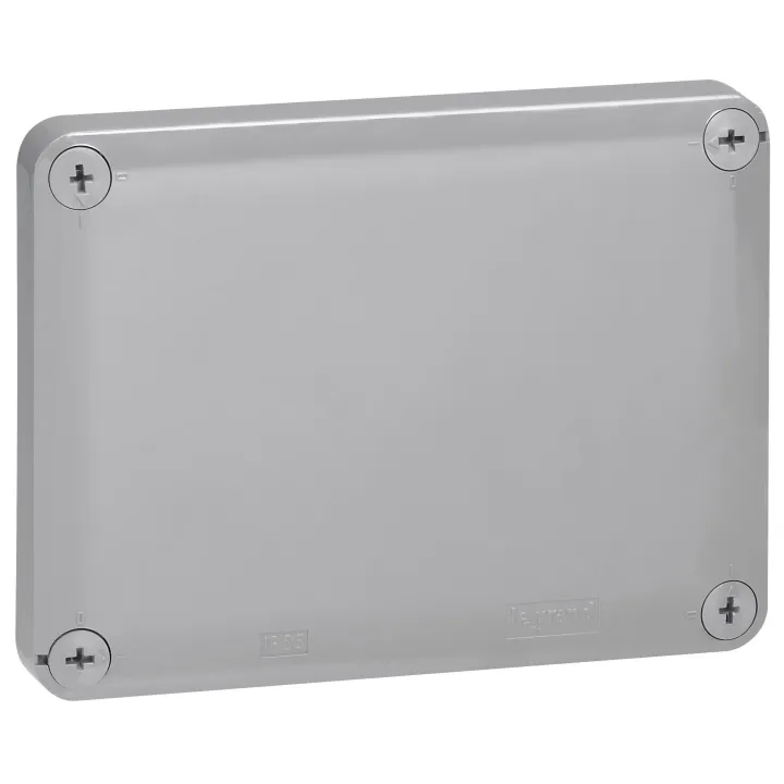 Boîte De Dérivation Rectangulaire Plexo 155X110X74Mm - Ral7037 Et Ral3000