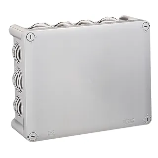 Boîte De Dérivation Rectangulaire Plexo Dimensions 220X170X86Mm - Gris Ral7035