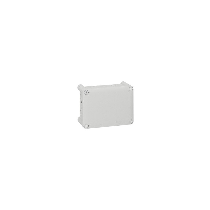 Boîte de dérivation rectangulaire pour presse-étoupe Plexo gris - 220x170x86mm