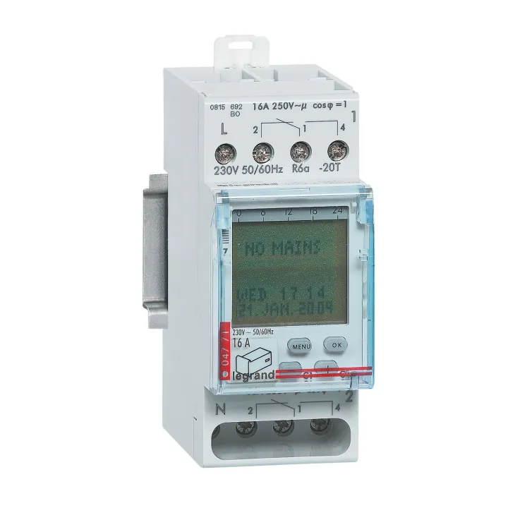 Horloge À Cadran Digital Automatique - Pour 2 Circuits - 2 Modules