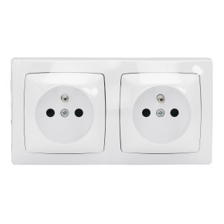 2X2P+T PRECABLEES F/B BLANC