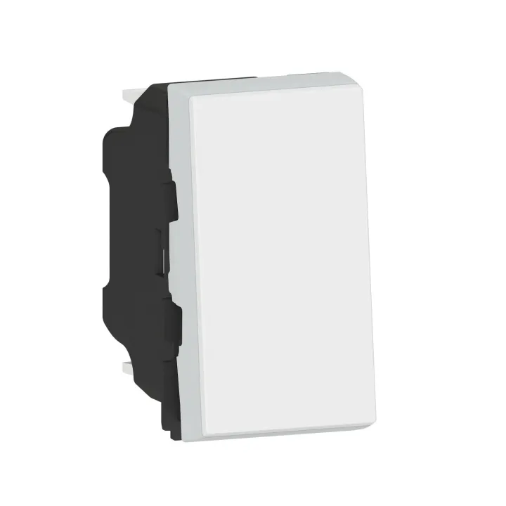 Poussoir Mosaic Easy-Led 6A 1 Module - Blanc