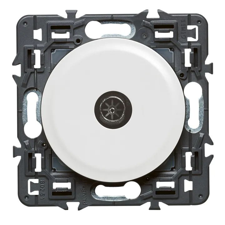 Prise Tv Simple Mâle Céliane - Blanc Avec Support
