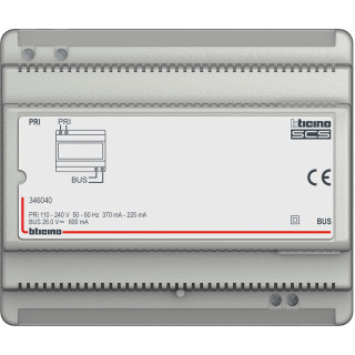Alimentation Modulaire Pour Installation Audio 2 Fils 230V 0,6A - 6 Modules Din