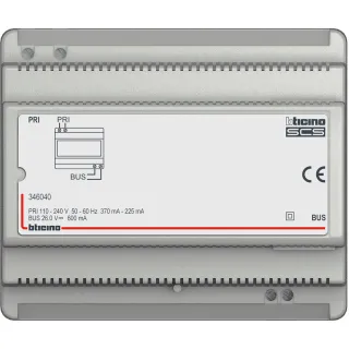 Alimentation Modulaire Pour Installation Audio 2 Fils 230V 0,6A - 6 Modules Din