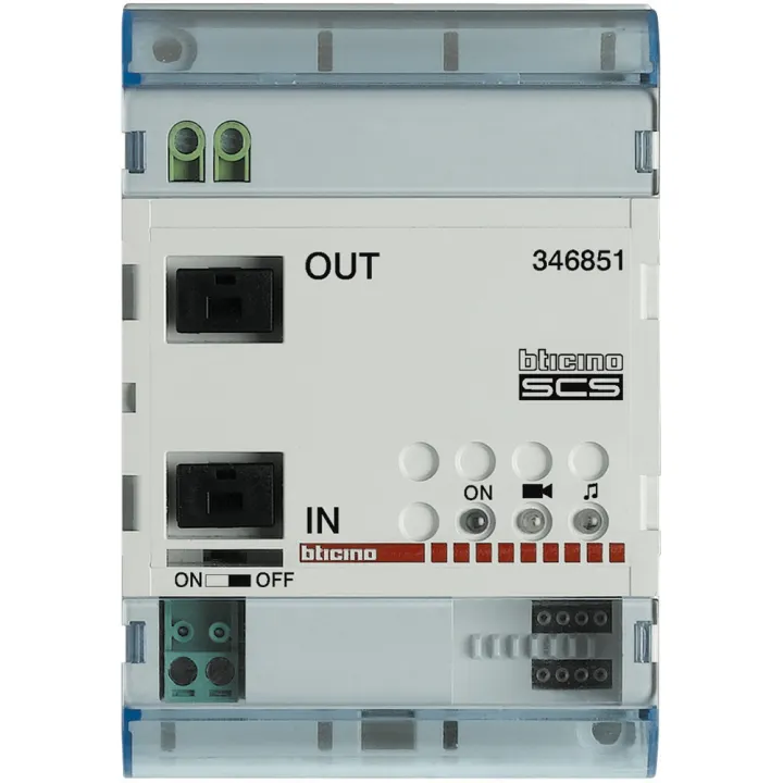 Module D’Extension D’Installation Bus 2 Fils - 4 Modules Din