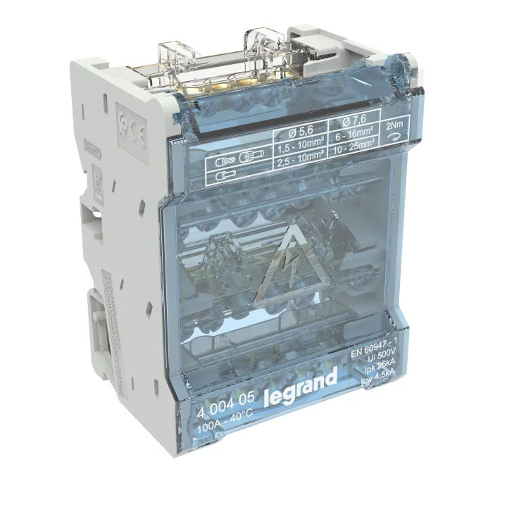 Répartiteur Modulaire 4P 100A - 4 Modules