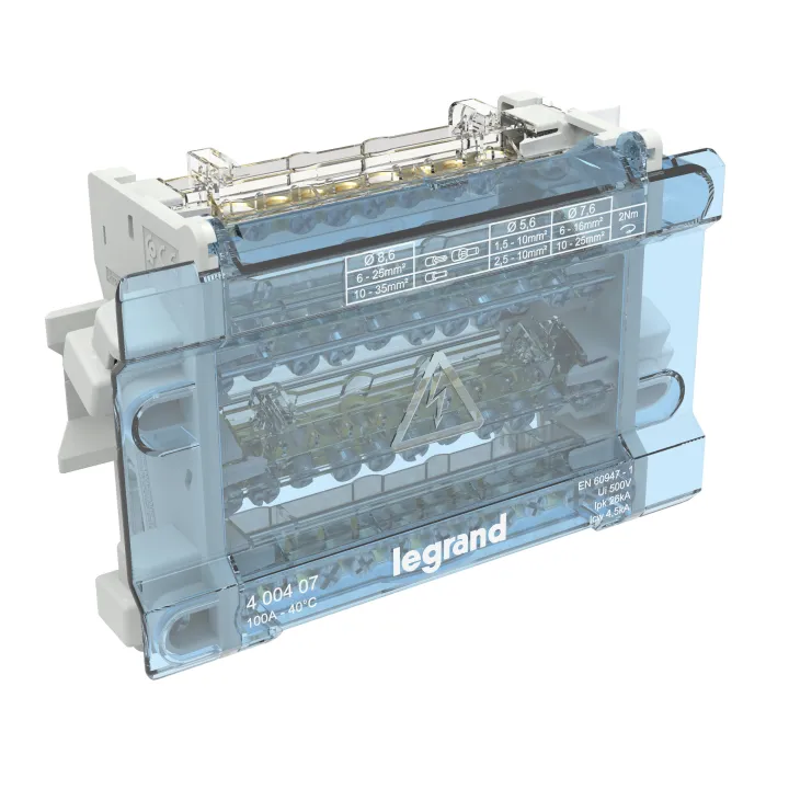 Répartiteur Modulaire 4P 100A - 8 Modules