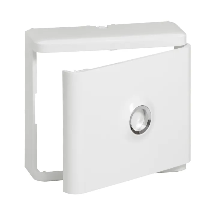 Habillage + Porte Blanche Pour Platines De Branchement Drivia - Blanc Ral9003