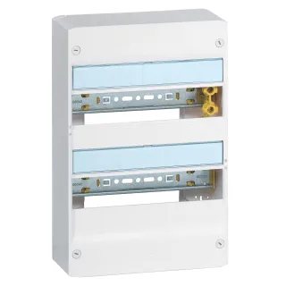 Coffret Drivia 13 Modules 2 Rangées Ip30 Ik05 - Blanc Ral9003
