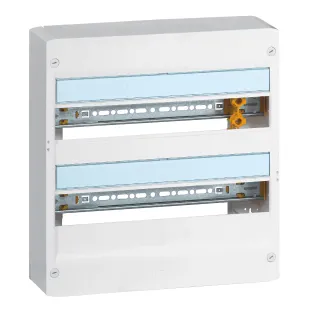 Coffret Drivia 18 Modules 2 Rangées Ip30 Ik05 - Blanc Ral9003