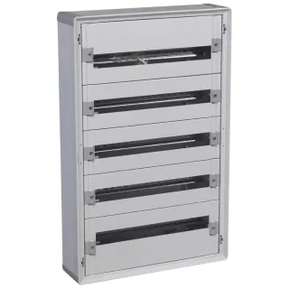 Coffret Distribution Isolant Xl³160 Tout Modulaire 5 Rangées - 120 Modules