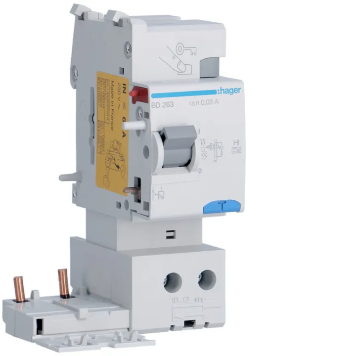 Bloc Différentiel 2P 63A 30Ma Type Haute Immunité