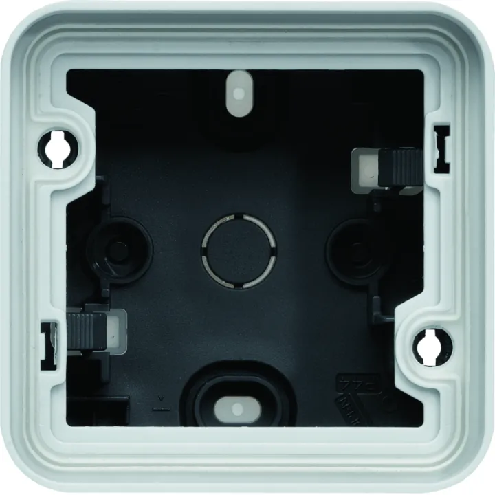 Boîte Simple Cubyko Étanche Ip55 Gris Associable Pour Pose En Saillie