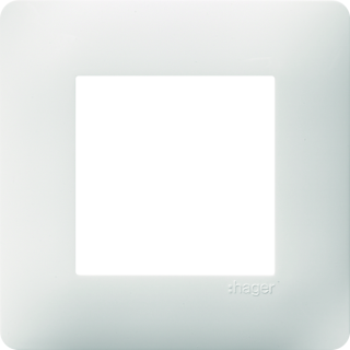 Essensya Plaque 1 poste Blanc