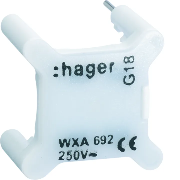 Voyant Gallery Pour Interrupteur, 230V, Blanc