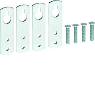 Jeu de 4 pattes de fixation murale pour coffret NewVegaD saillie