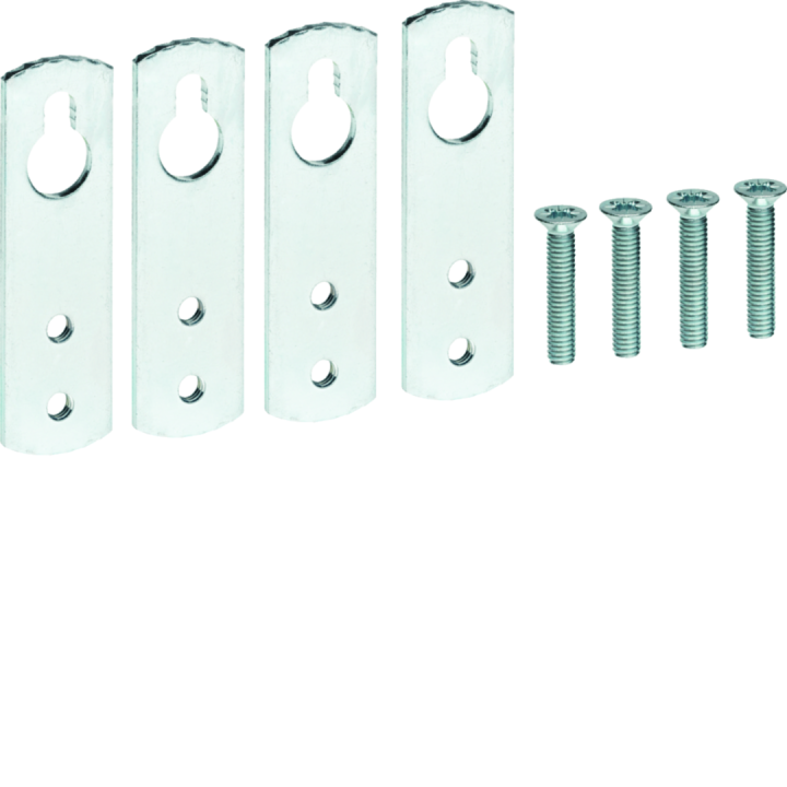 Jeu de 4 pattes de fixation murale pour coffret NewVegaD saillie