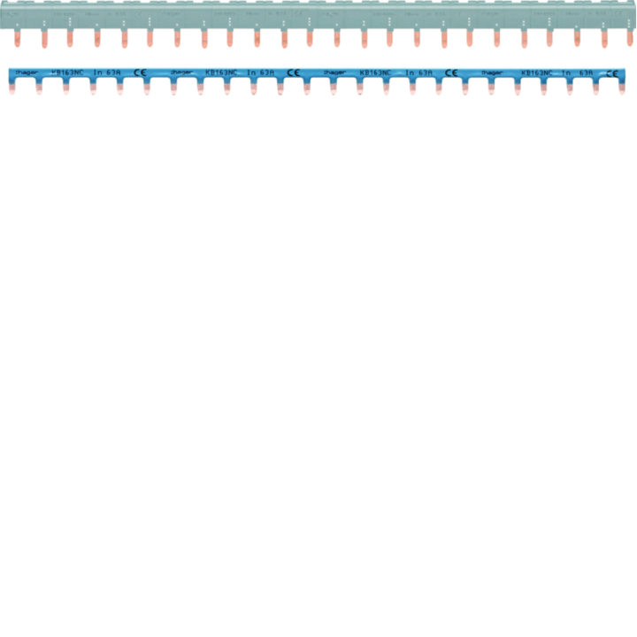 Barres De Pontage 3P+N 63A Languette 24 Mod