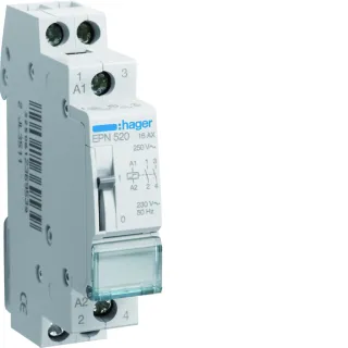Télérupteur 2F 230V 16A 1 Module