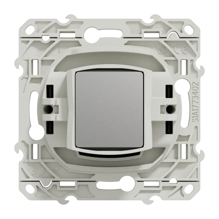 Odace - Prise Tv Simple - Anthracite - Fixation Par Vis